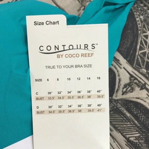 Coco Reef Contours Cameo Underwire Bikini TOP - Picture 8 of 12